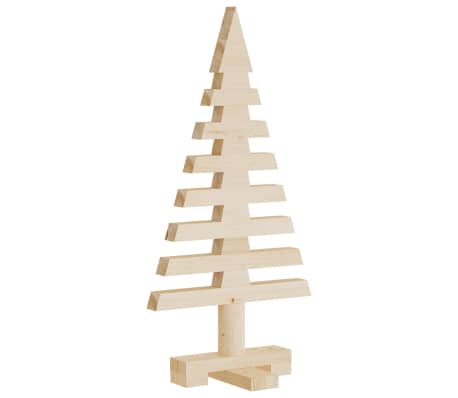 vidaXL Weihnachtsb&auml;ume f&uuml;r Dekorationen 3 Stk. Massivholz Kiefer