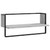 vidaXL latiga seinariiul, hall Sonoma tamm, 65 x 25 x 30 cm