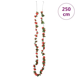 Květinové girlandy 6 ks červené 250 cm - obrázek 7