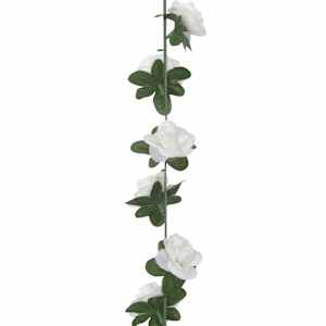 Květinové girlandy 6 ks bílé 240 cm - obrázek 6