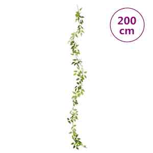 Květinové girlandy 6 ks bílé 200 cm - obrázek 7