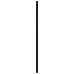 Kovové náhradní čelo postele černé 75 cm - obrázek 5