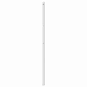 Kovové náhradní čelo postele bílé 100 cm - obrázek 5