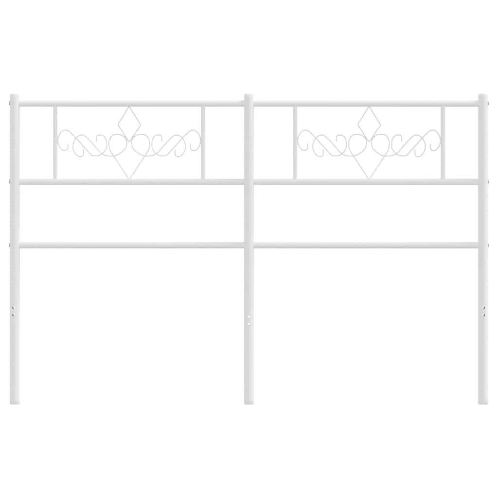 Thumbnail - vidaXL Ersatz-Kopfteil Metall Weiß 160 cm