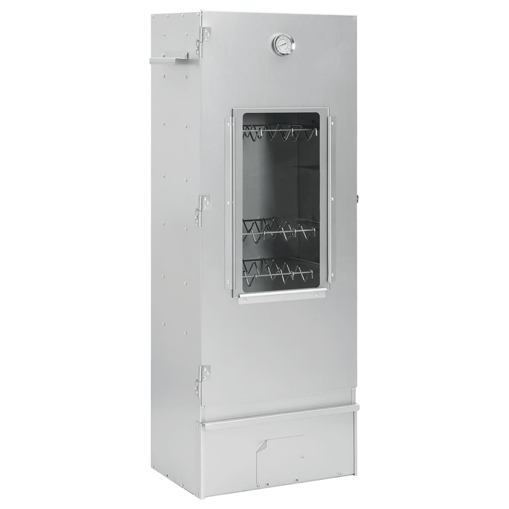 vidaXL BBQ-rookoven met koude rookgenerator gegalvaniseerd staal
