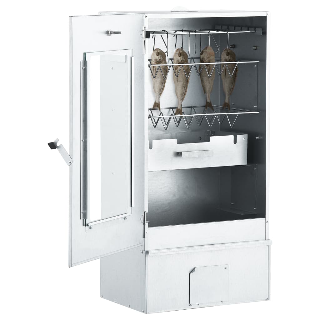 vidaXL Afumătoare cuptor/grătar, generator fum rece, oțel galvanizat