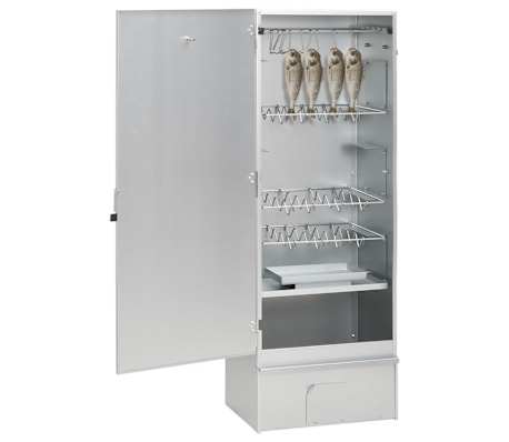 vidaXL Afumătoare cuptor/grătar, generator fum rece, oțel galvanizat