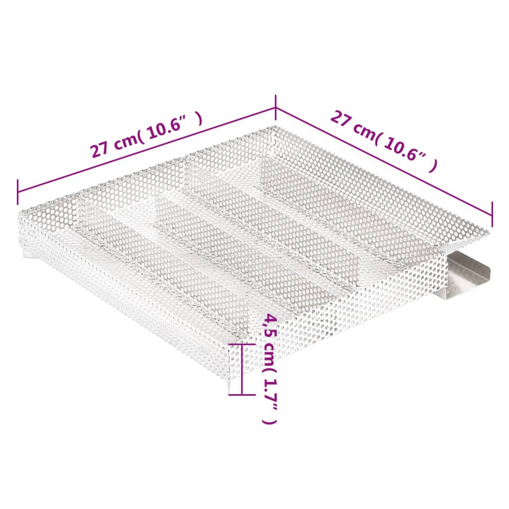 Grilovací trouba / udírna s generátorem kouře pozinkovaná ocel - obrázek 14