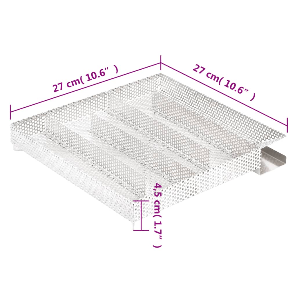 Grilovací trouba / udírna s generátorem kouře pozinkovaná ocel - obrázek 15