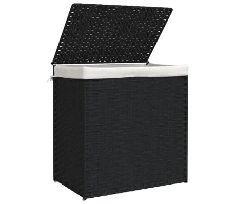 Panier à Linge Paris Prix 53cm Noir - Neuf Sous Emballage