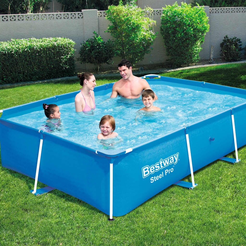 Bestway Steel Pro swimmingpool med stålstel 259x170x61 cm 56403