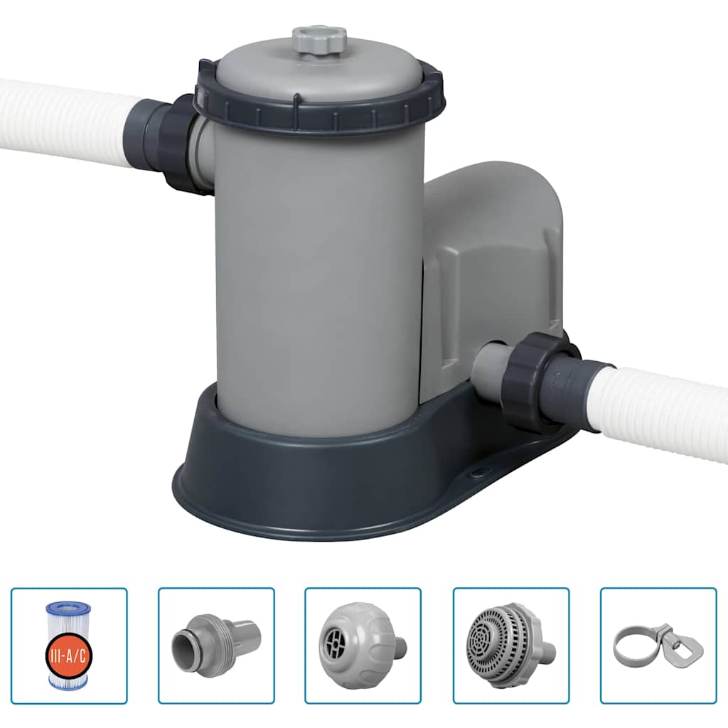 Bestway Power Steel Zwembad bovengronds rechthoekig 19281 L afbeelding