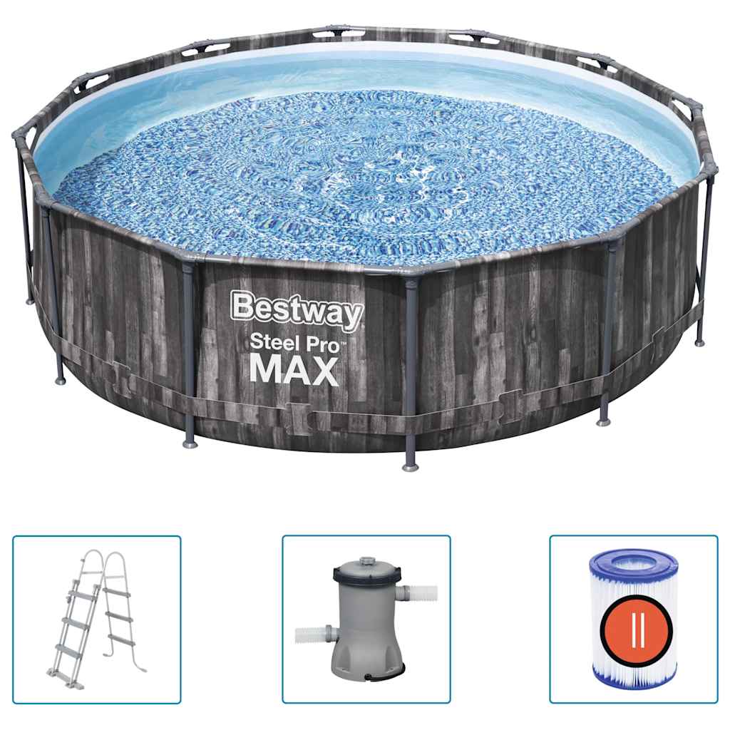 Bestway Steel Pro MAX Baseino Rinkinys, 366x100cm