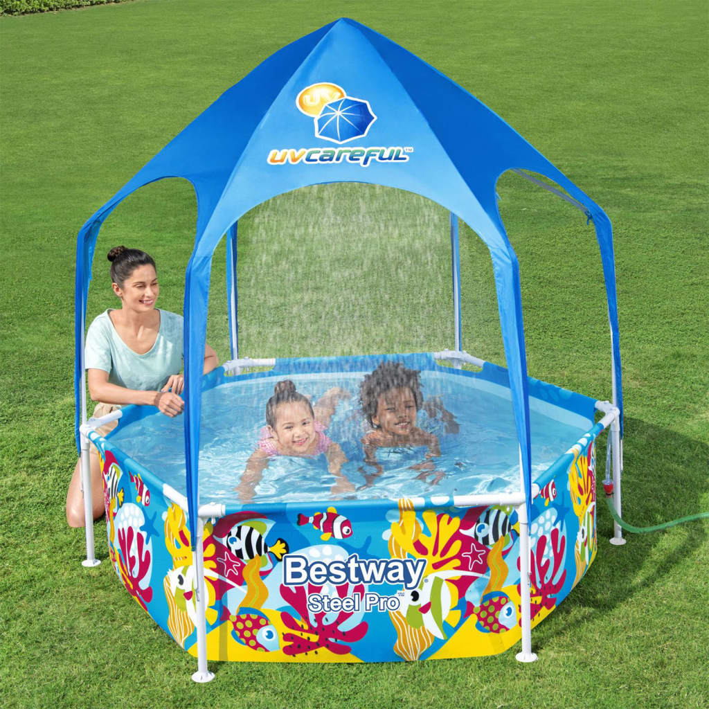 Bestway Piscine hors sol pour enfants Steel Pro UV Careful 183x51 cm