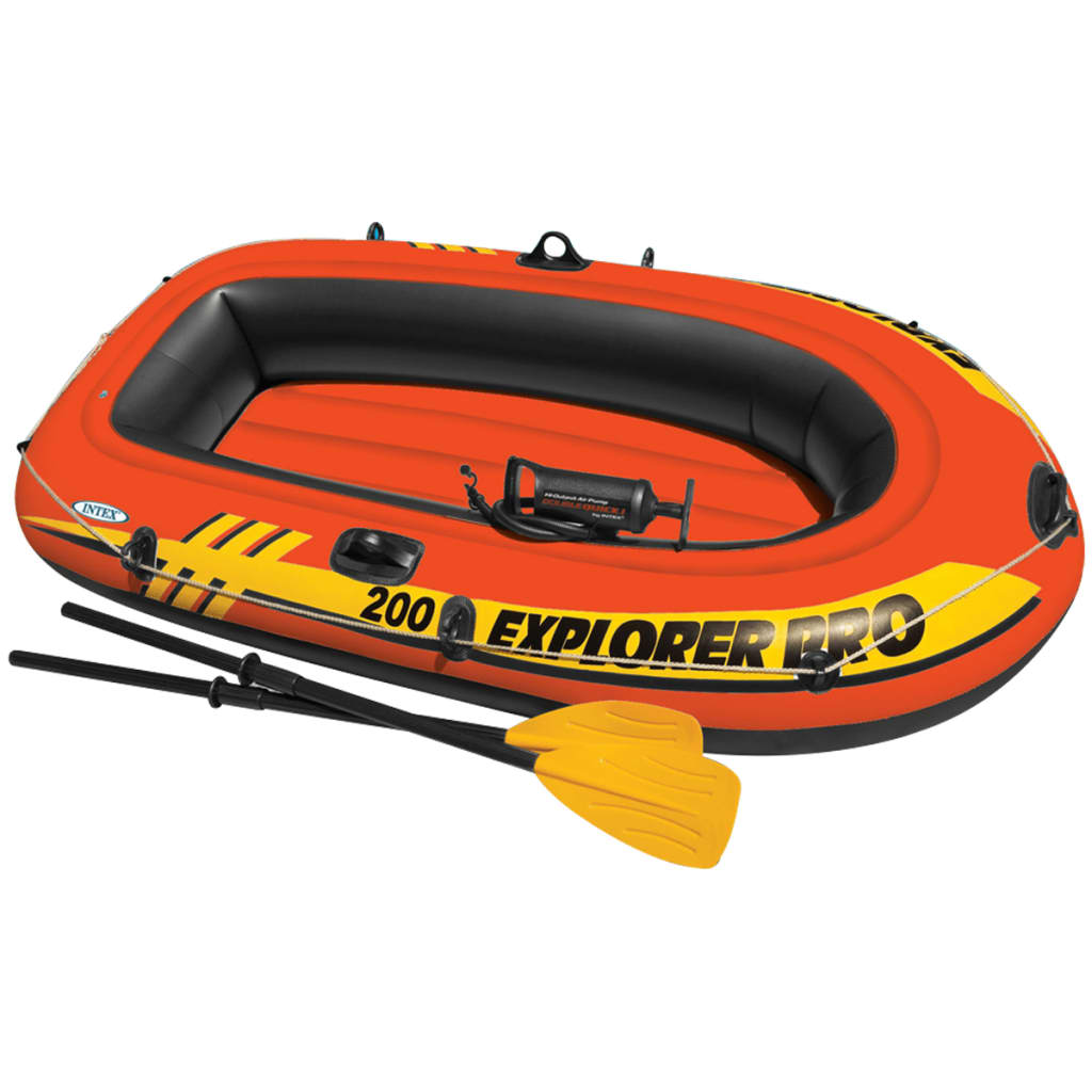 Intex Explorer Pro 200 Set gummibåd med årer og pumpe 58357NP