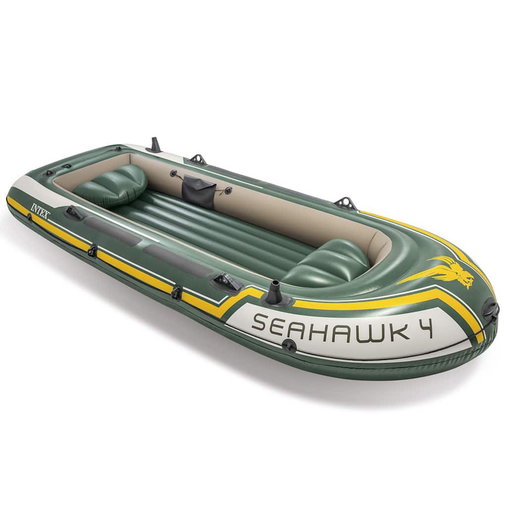 INTEX Opblaasboot Seahawk 4 met roeispanen en pomp afbeelding