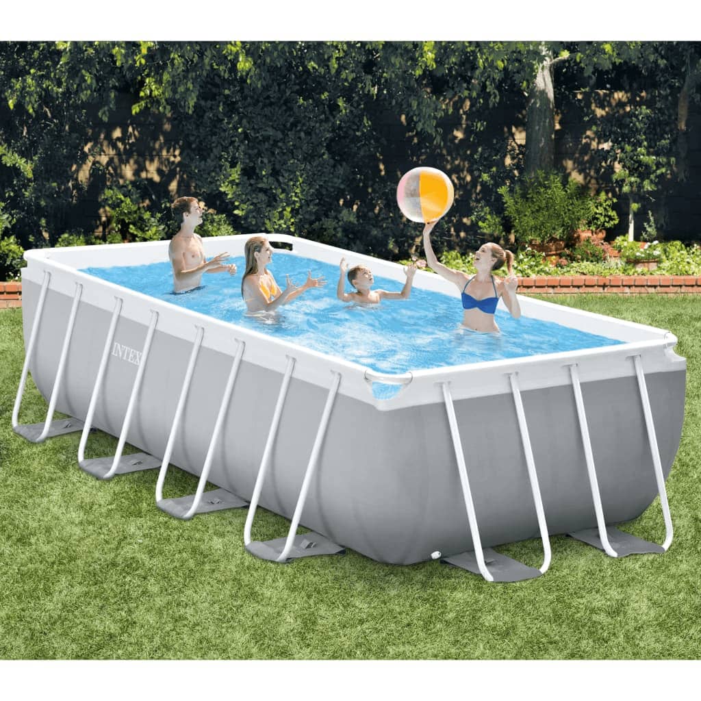 INTEX Pool-Set Prism Frame Rechteckig 488x244x107 cm 26792GN