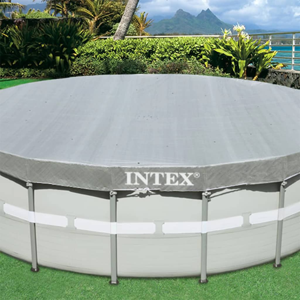 INTEX Poolabdeckung Deluxe Rund 488 cm 28040