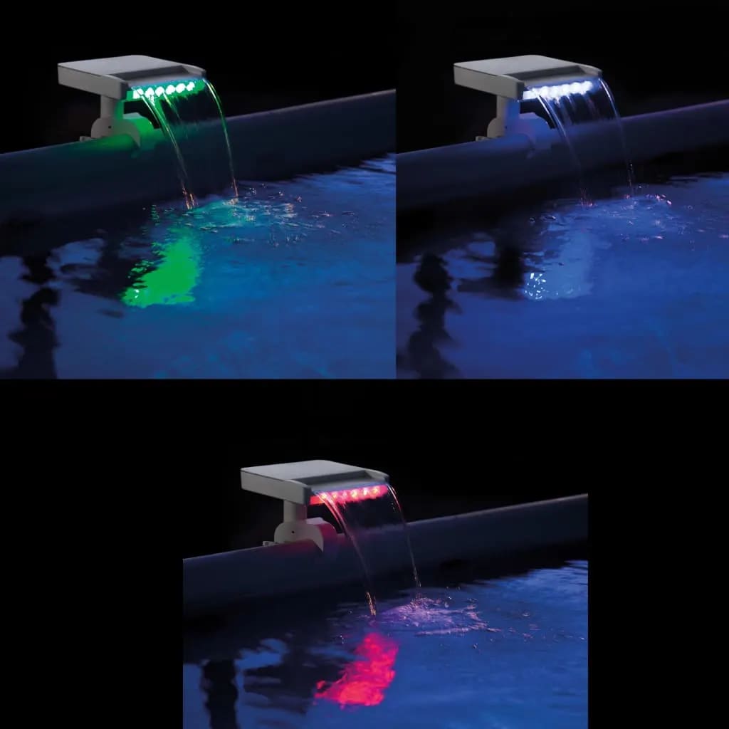 Intex Cascadă de piscină cu LED, multicolor, 28090