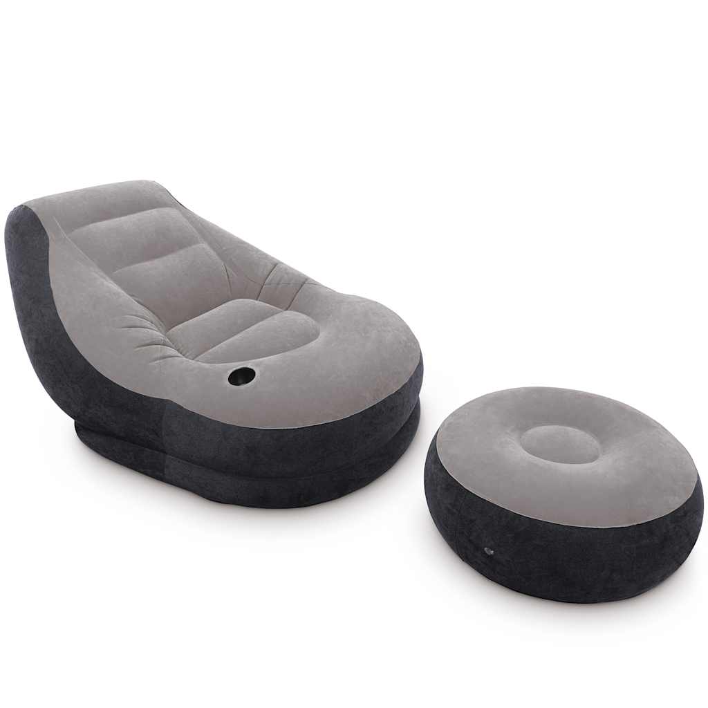 INTEX Nafukovací křeslo s pufem Ultra Lounge Relax 68564NP