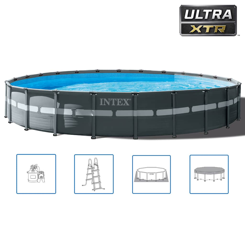 INTEX Pool-Set Ultra XTR Frame Rund 732x132 cm 26340GN