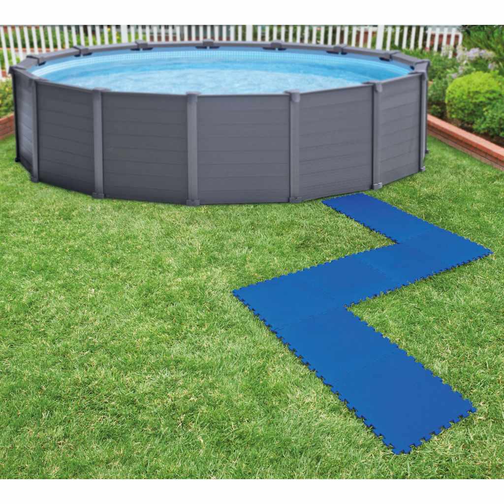 INTEX Pool-Bodenschutzfliesen 8 Stk. 50x50 cm Blau