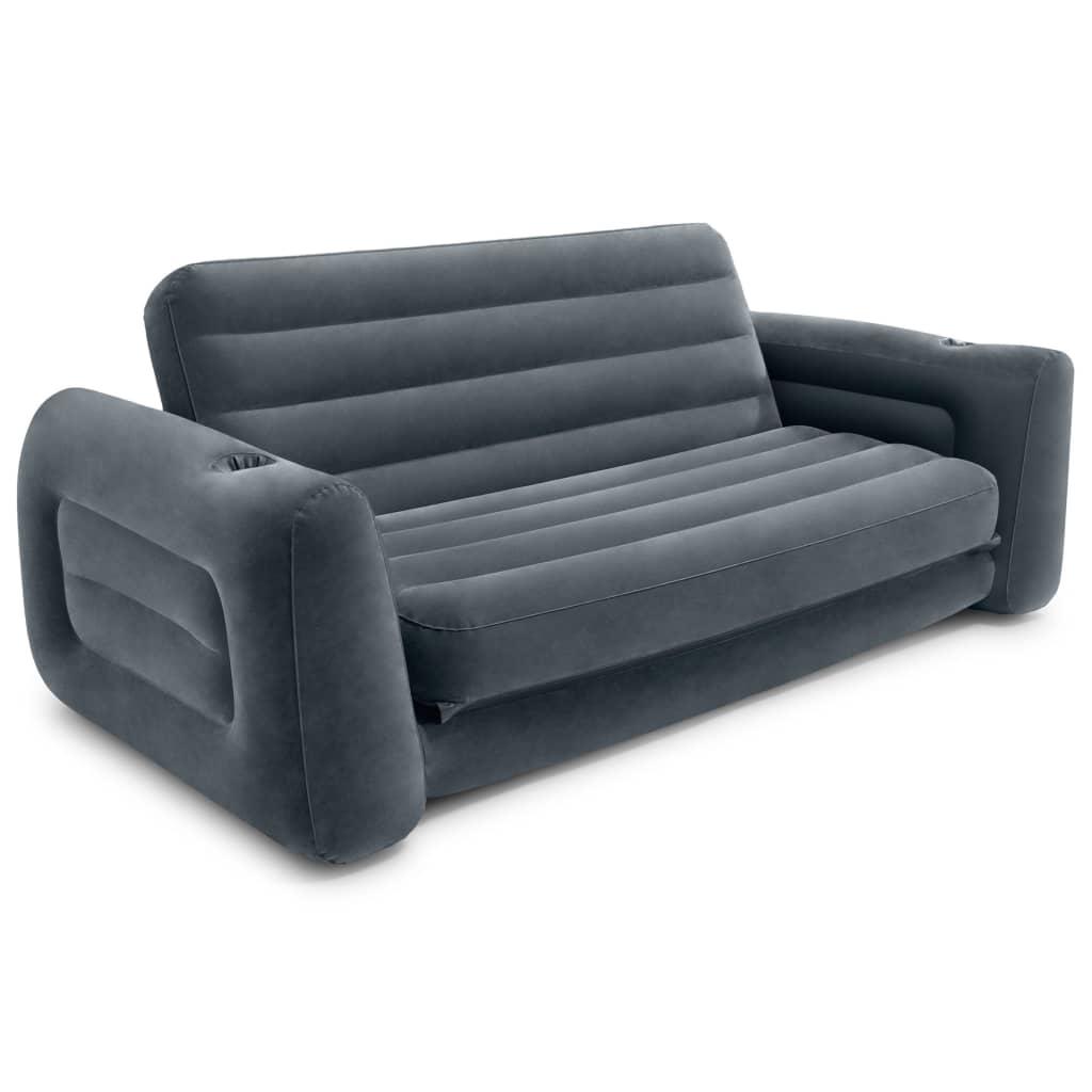 Intex Avattava sohva harmaa vinyyli