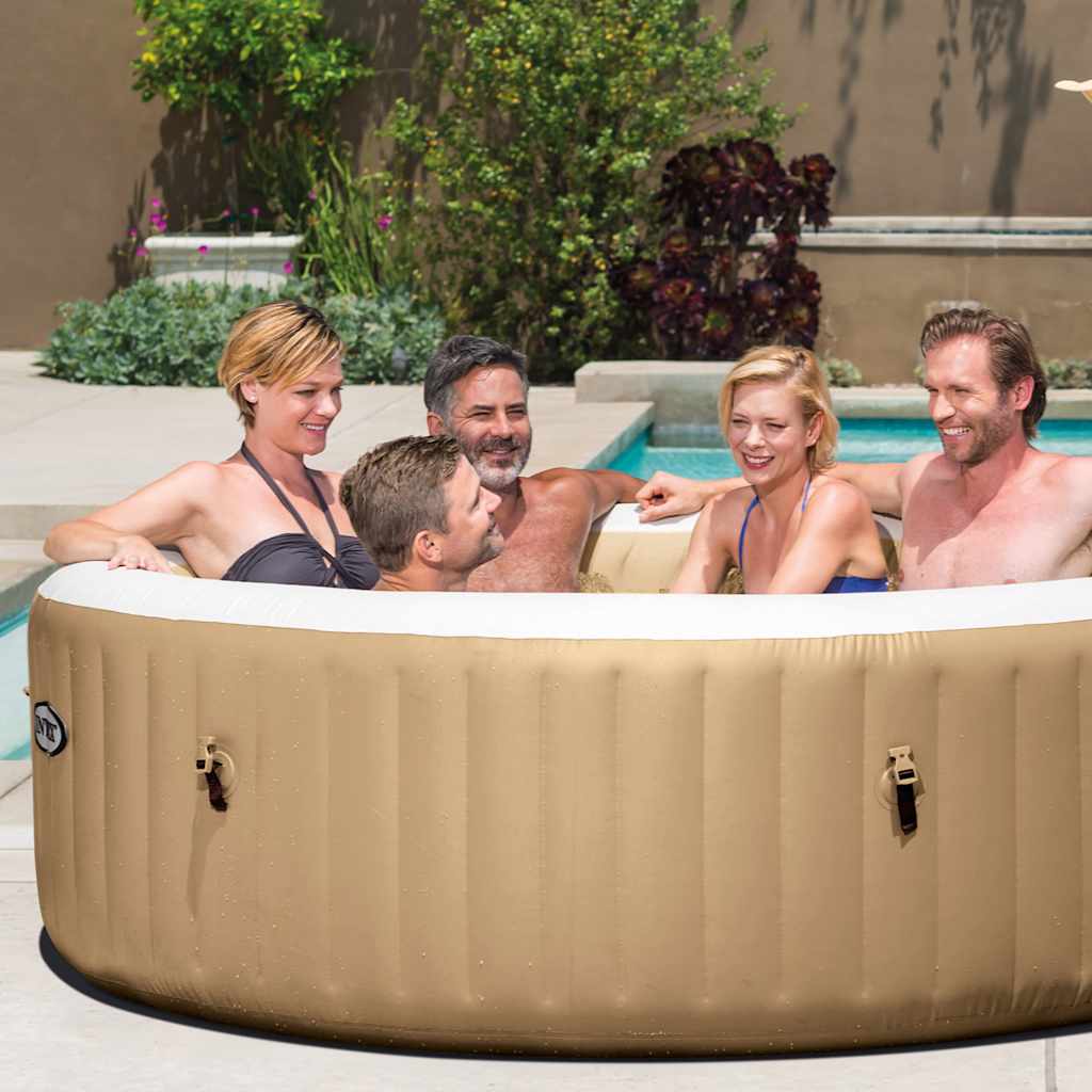 INTEX Whirlpool mit Sprudelmassage PureSpa Rund