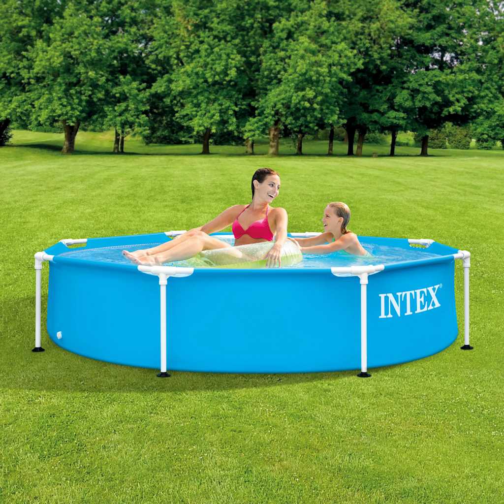 Intex Piscină cu cadru de metal, 244x51 cm