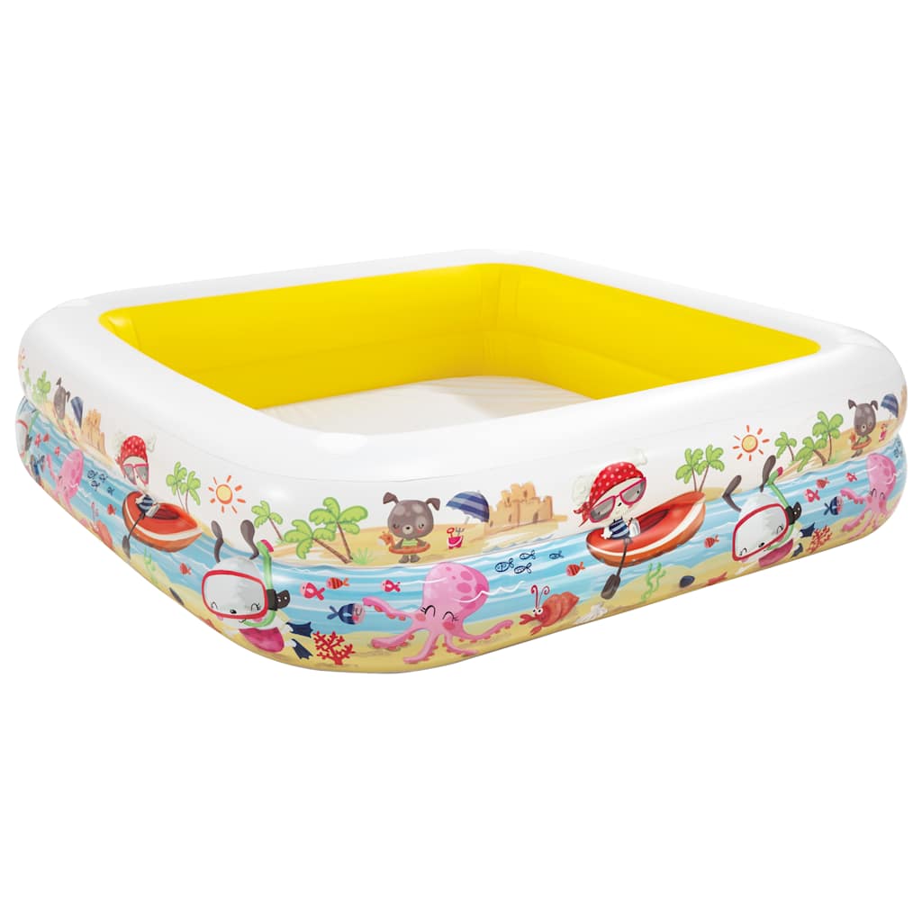 Thumbnail - INTEX Aufblasbares Planschbecken mit Sonnenschutz 157x157x122 cm