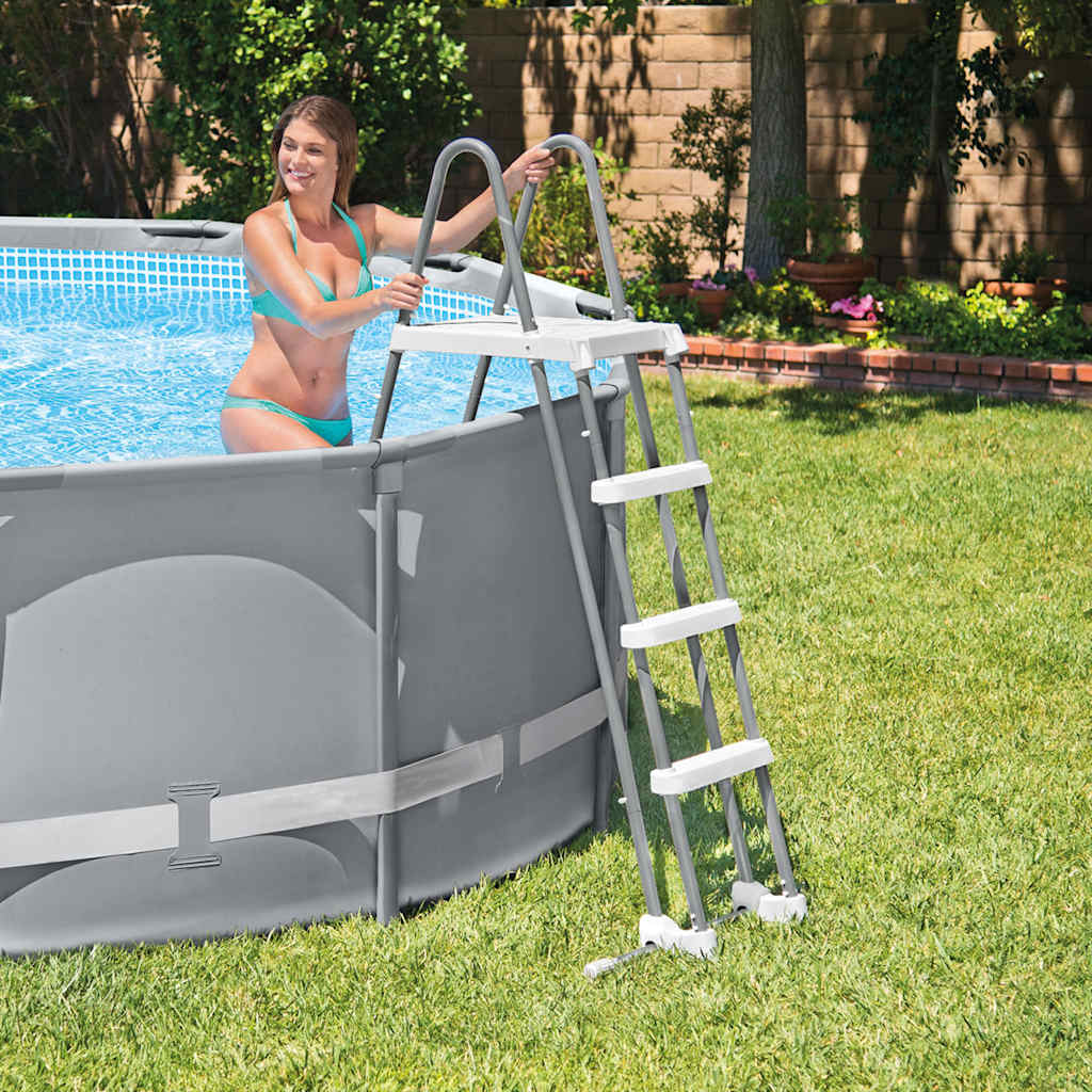 INTEX Poolleiter 4 Stufen 122 cm