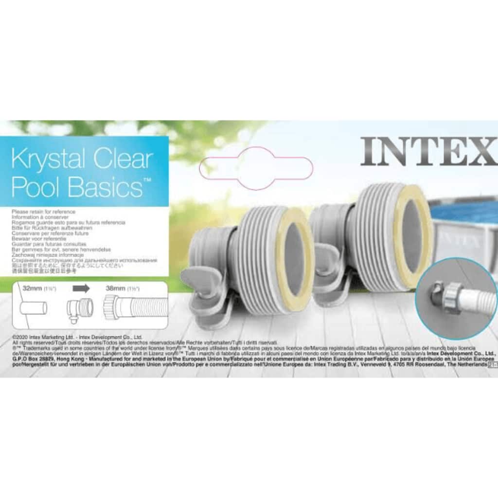 Thumbnail - INTEX Adapter B für Schläuche 2 Stk. 32 - 38 mm