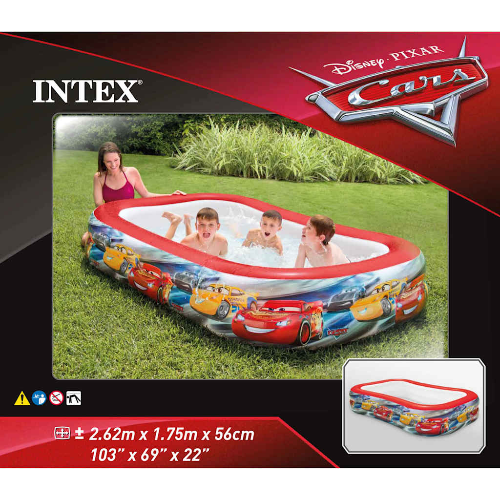 Thumbnail - INTEX Planschbecken Cars Mehrfarbig 262x175x56 cm