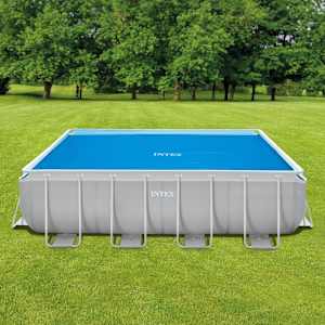 Intex basseini p&auml;ikesekate, sinine, 378x186 cm, pol&uuml;et&uuml;leen