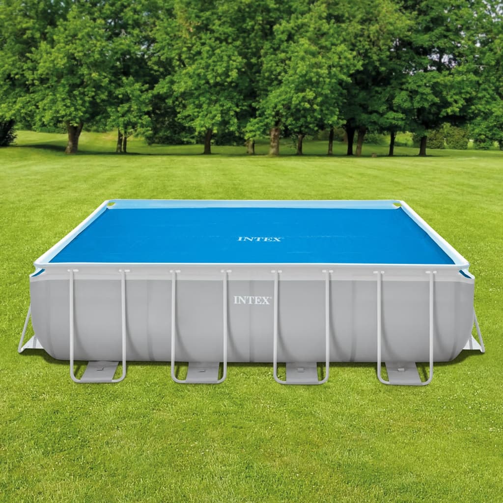 Intex Prelată solară de piscină, albastru, 378x186 cm, polietilenă