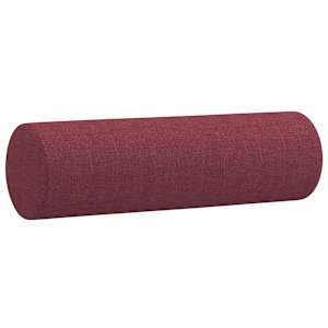 2místná pohovka s polštáři vínová 140 cm textil - obrázek 6