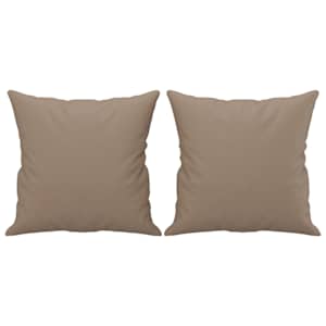 2místná pohovka s polštáři cappuccino 120 cm umělá kůže - obrázek 5