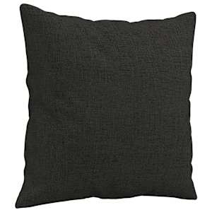 2místná pohovka s polštáři černá 120 cm textil - obrázek 6