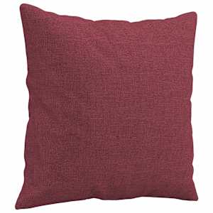 2místná pohovka s polštáři vínová 140 cm textil - obrázek 6