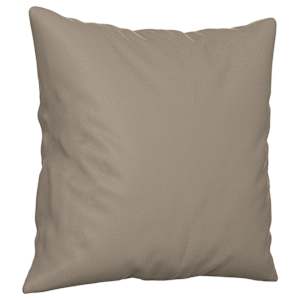 2místná pohovka s polštáři taupe 120 cm tkanina z mikrovlákna - obrázek 6