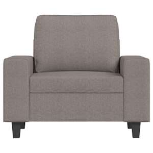 Křeslo s podnožkou taupe 60 cm textil - obrázek 4