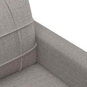 3dílná sedací souprava s poduškami taupe textil - obrázek 6