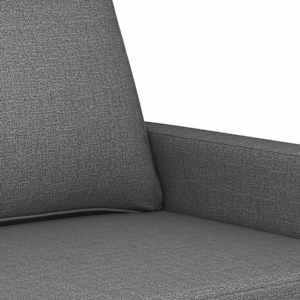 4dílná sedací souprava s poduškami tmavě šedá textil - obrázek 7