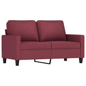 4dílná sedací souprava s poduškami vínová textil - obrázek 4