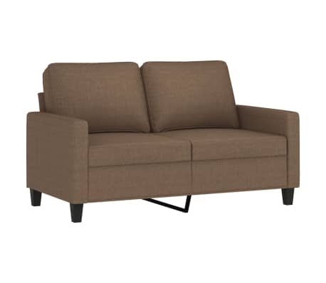 vidaXL Sofa Set Brown Fabric (100% polyester), metal, textilene, plywood