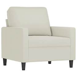 vidaXL 4-dijelni set sofa s jastucima krem bar&scaron;unasti