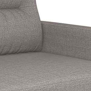3dílná sedací souprava s poduškami taupe textil - obrázek 6
