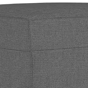 4dílná sedací souprava s poduškami tmavě šedá textil - obrázek 8