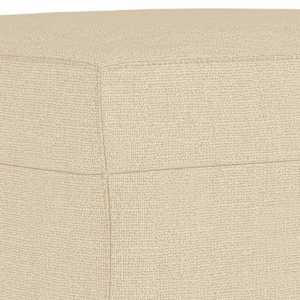 3dílná sedací souprava s poduškami krémová textil - obrázek 7