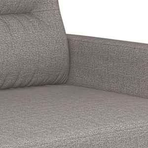 3dílná sedací souprava s poduškami taupe textil - obrázek 6